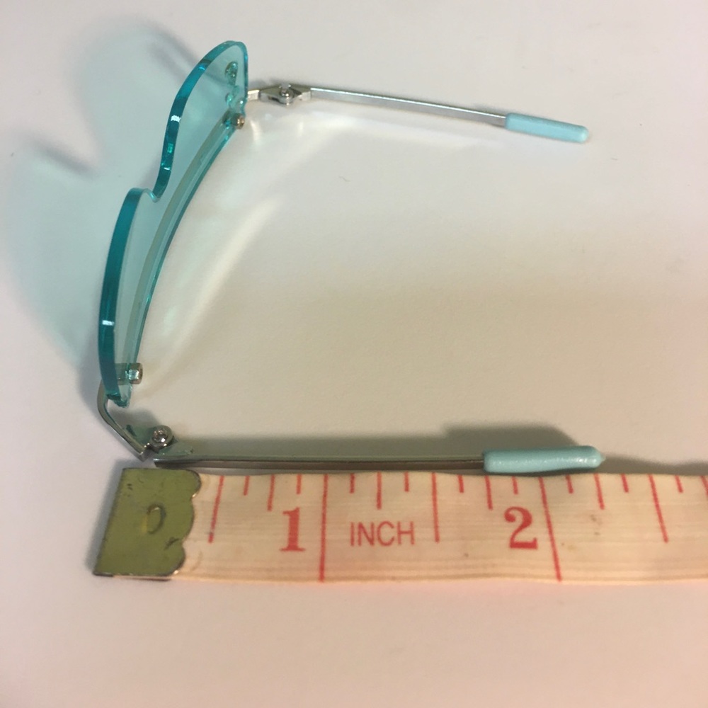 Cute Retro Style Teal Doll Sunglasses - Picture 9 of 12
